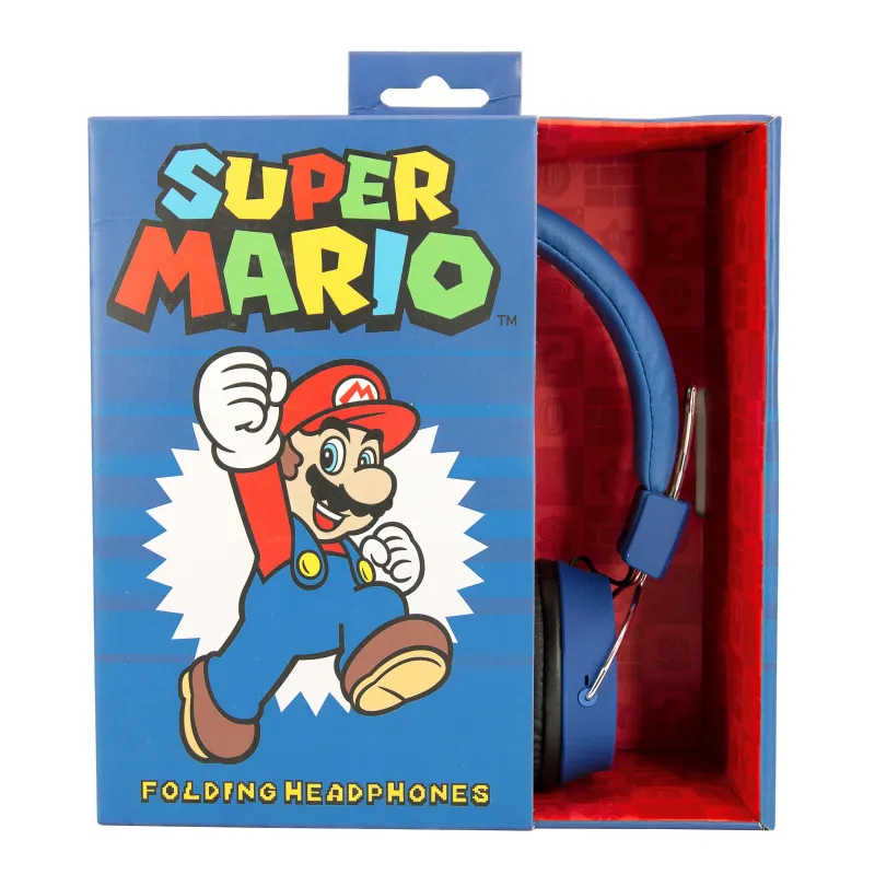 FALTBARE KOPFHÖRER SUPER MARIO AND LUIGI MIT OFFIZIELLER NINTENDO-LIZENZ - The Shop Gamer