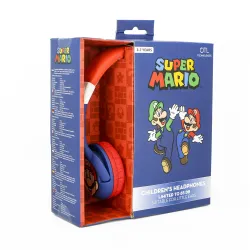 CASQUE AUDIO POUR ENFANTS SUPER MARIO À VOLUME LIMITÉ, DE 3 À 7 ANS - The Shop Gamer