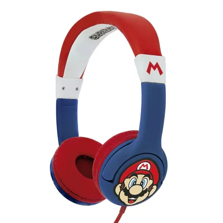 AURICULARES INFANTILES SUPER MARIO CON VOLUMEN LIMITADO PARA NIÑOS DE 3 A 7 AÑOS
