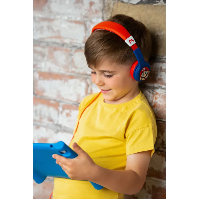 CASQUE AUDIO POUR ENFANTS SUPER MARIO À VOLUME LIMITÉ, DE 3 À 7 ANS - The Shop Gamer