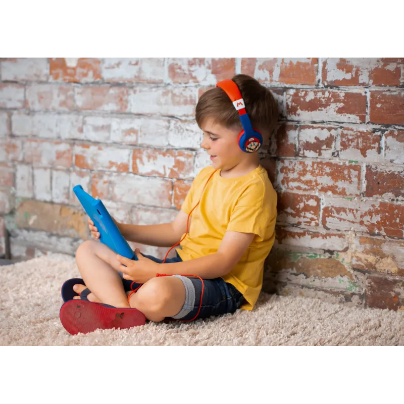 CASQUE AUDIO POUR ENFANTS SUPER MARIO À VOLUME LIMITÉ, DE 3 À 7 ANS - The Shop Gamer