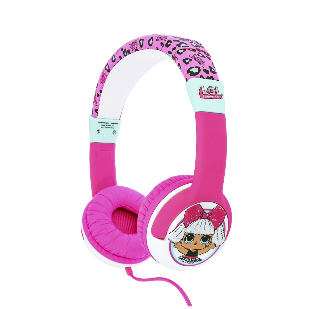 AURICULARES INFANTILES LOL SURPRISE DIVA VOLUMEN LIMITADO PARA NIÑOS 3 A 7 AÑOS