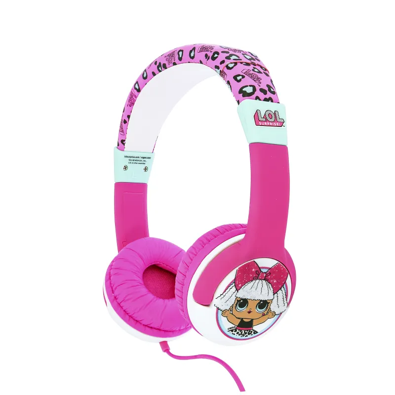 AURICULARES INFANTILES LOL SURPRISE DIVA VOLUMEN LIMITADO PARA NIÑOS 3 A 7 AÑOS
