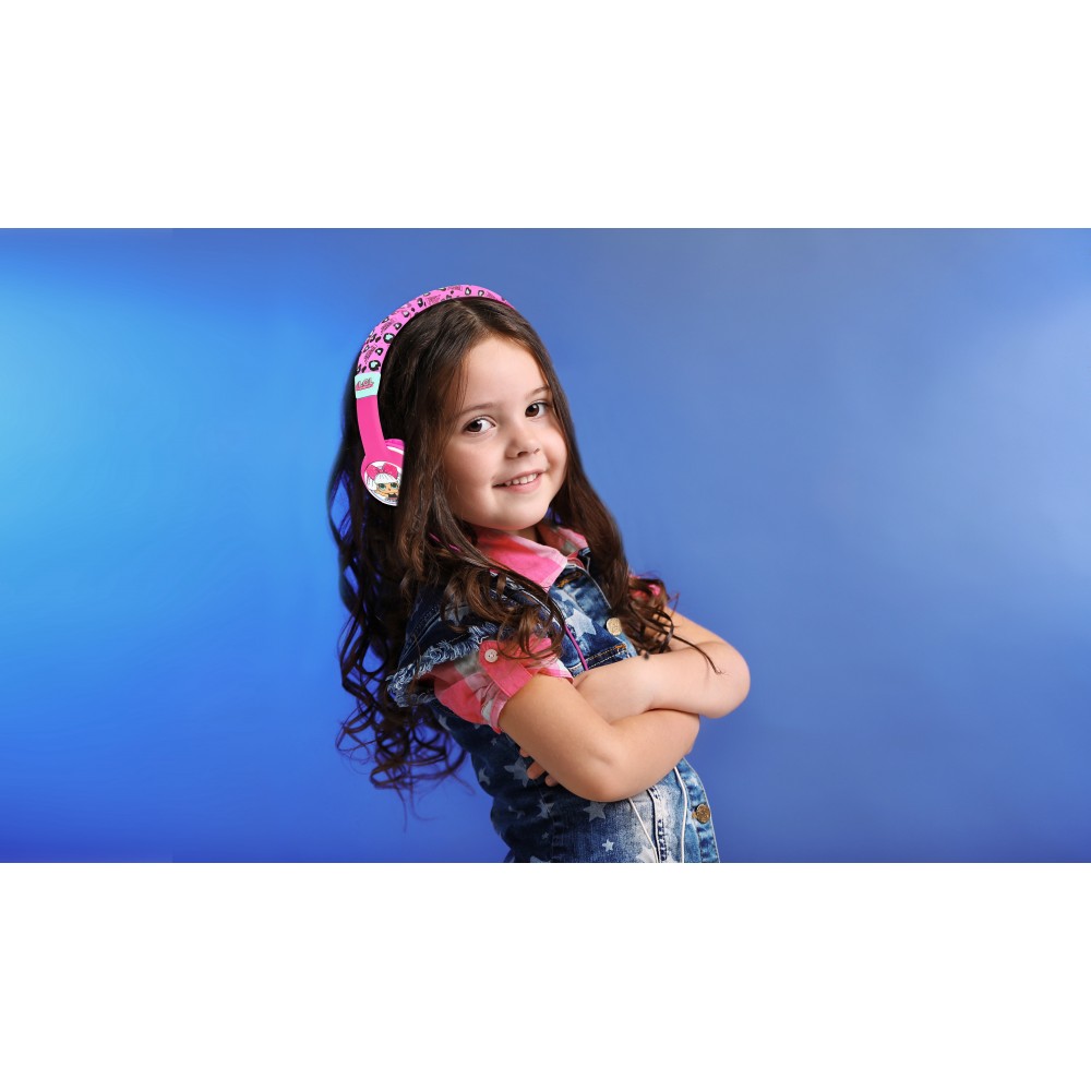 AURICULARES INFANTILES LOL SURPRISE DIVA VOLUMEN LIMITADO PARA NIÑOS 3 A 7 AÑOS