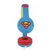 AURICULARES INFANTILES SUPERMAN CON VOLUMEN LIMITADO PARA NIÑOS DE 3 A 7 AÑOS