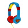 AURICULARES INFANTILES SUPERMAN CON VOLUMEN LIMITADO PARA NIÑOS DE 3 A 7 AÑOS