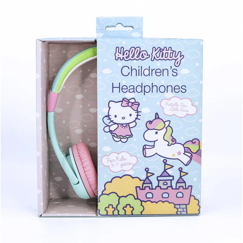 KINDERKOPFHÖRER HELLO KITTY UNICORN MIT LAUTSTÄRKEBEGRENZUNG, FÜR KINDER VON 3 BIS 7 JAHREN - The Shop Gamer