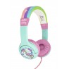 AURICULARES INFANTILES HELLO KITTY UNICORN CON VOLUMEN LIMITADO NIÑOS 3 A 7 AÑOS