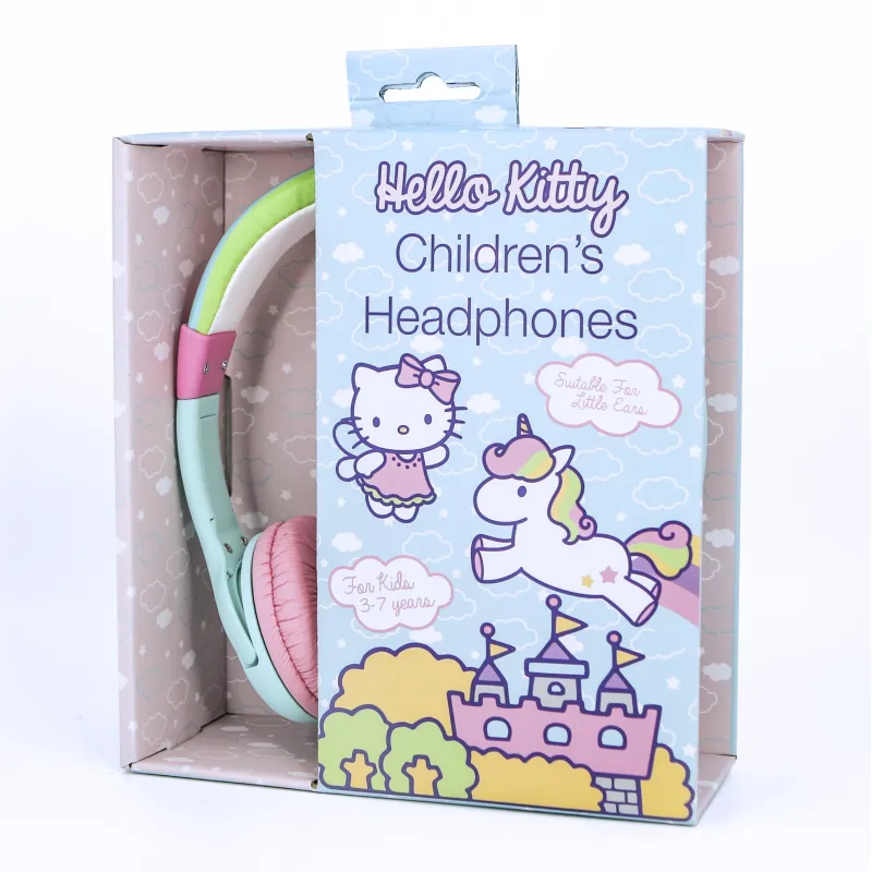 KINDERKOPFHÖRER HELLO KITTY UNICORN MIT LAUTSTÄRKEBEGRENZUNG, FÜR KINDER VON 3 BIS 7 JAHREN - The Shop Gamer
