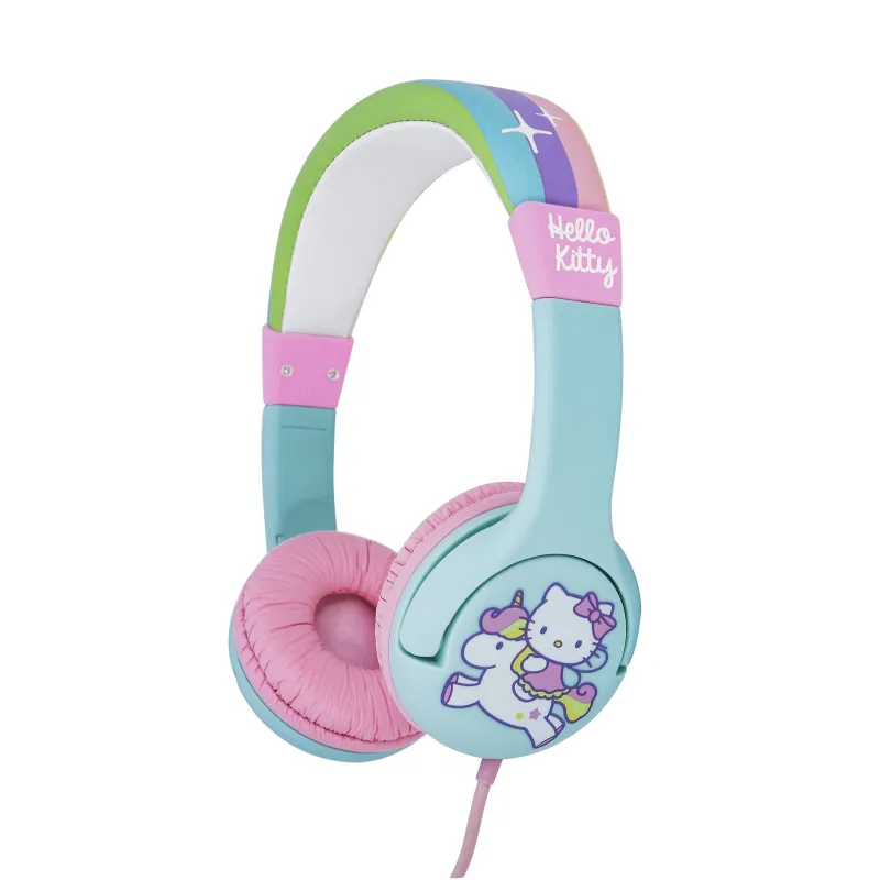 KINDERKOPFHÖRER HELLO KITTY UNICORN MIT LAUTSTÄRKEBEGRENZUNG, FÜR KINDER VON 3 BIS 7 JAHREN - The Shop Gamer