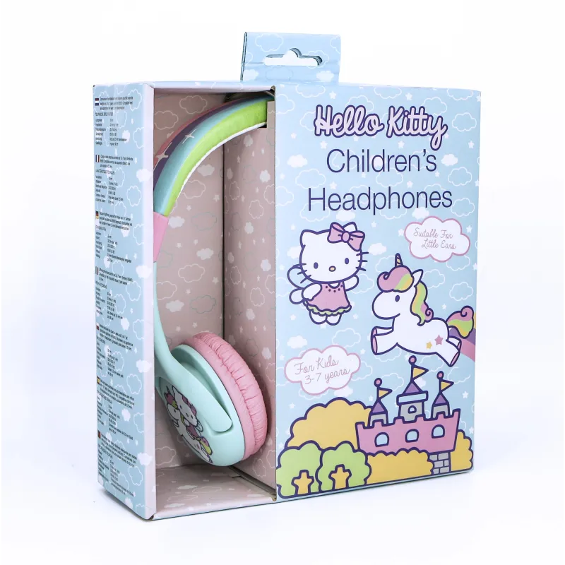 KINDERKOPFHÖRER HELLO KITTY UNICORN MIT LAUTSTÄRKEBEGRENZUNG, FÜR KINDER VON 3 BIS 7 JAHREN - The Shop Gamer