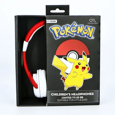 CASQUE POUR ENFANTS POKEMON POKEBALL À VOLUME LIMITÉ, DE 3 À 7 ANS - The Shop Gamer