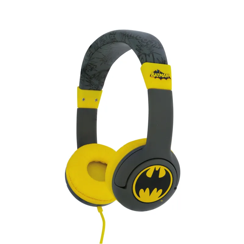 KINDERHOOFDTELEFOON BATMAN MET VOLUMEBEGRENZING VOOR KINDEREN VAN 3 TOT 7 JAAR - The Shop Gamer
