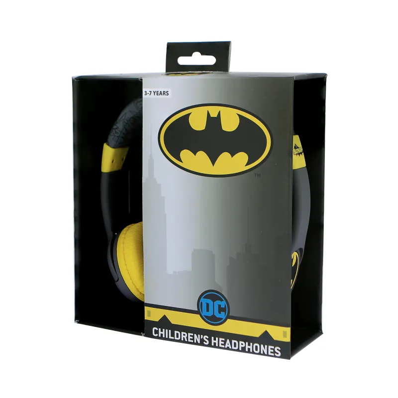 BATMAN KINDERKOPFHÖRER MIT LAUTSTÄRKEBEGRENZUNG FÜR KINDER VON 3 BIS 7 JAHREN - The Shop Gamer