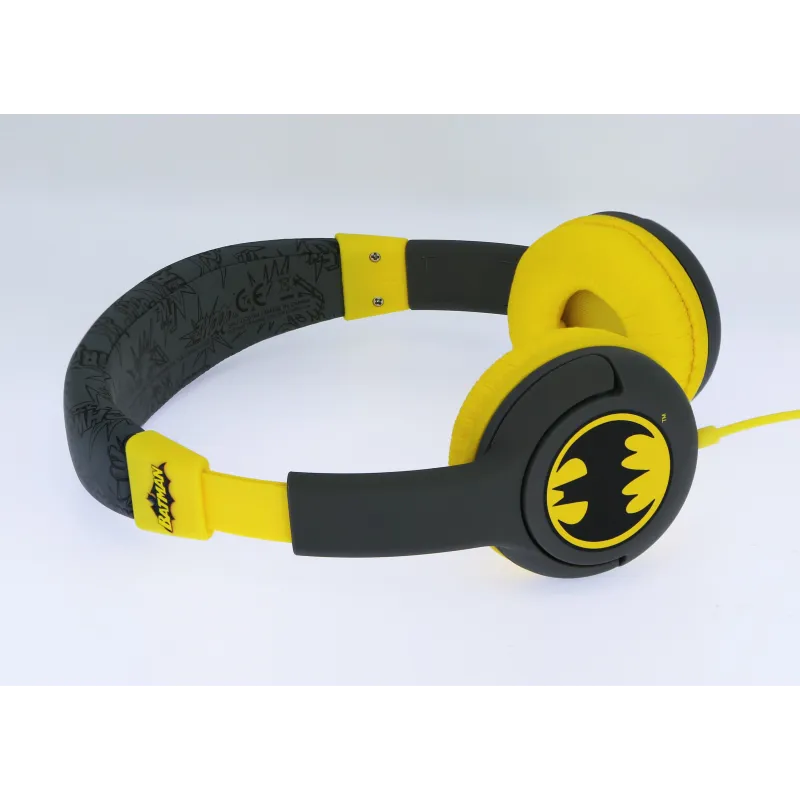BATMAN KINDERKOPFHÖRER MIT LAUTSTÄRKEBEGRENZUNG FÜR KINDER VON 3 BIS 7 JAHREN - The Shop Gamer
