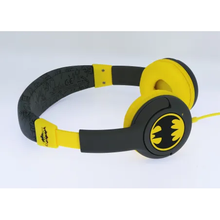 CASQUE AUDIO ENFANT BATMAN À VOLUME LIMITÉ, POUR ENFANTS DE 3 À 7 ANS - The Shop Gamer