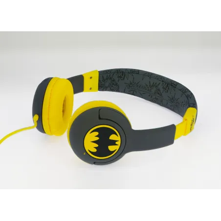 AURICULARES INFANTILES BATMAN CON VOLUMEN LIMITADO PARA NIÑOS DE 3 A 7 AÑOS