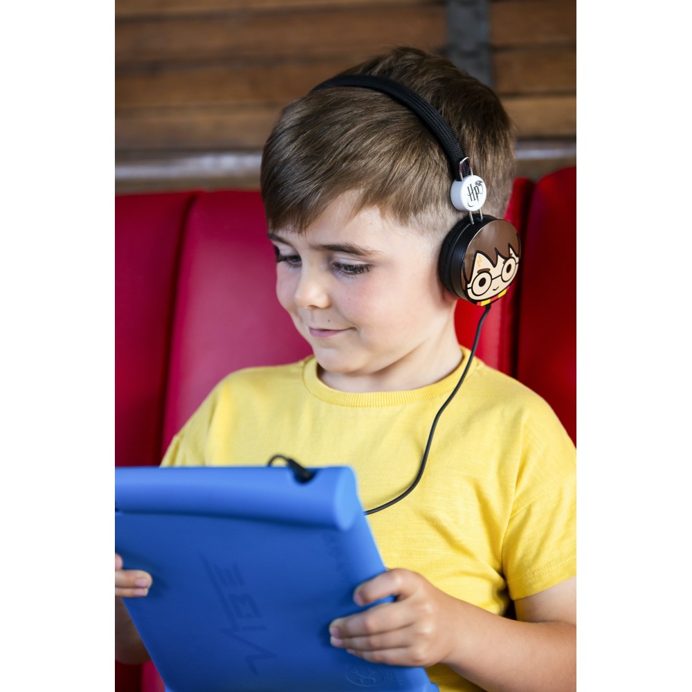 AURICULARES INFANTILES CABEZA HARRY POTTER CON VOLUMEN LIMITADO PARA NIÑOS DE 3 A 7 AÑOS