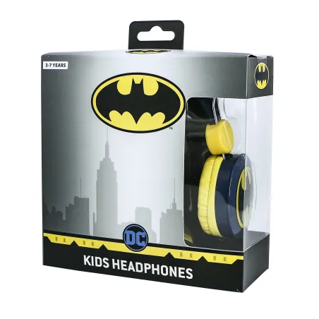 AURICULARES INFANTILES BATMAN AZUL CON VOLUMEN LIMITADO PARA NIÑOS DE 3 A 7 AÑOS