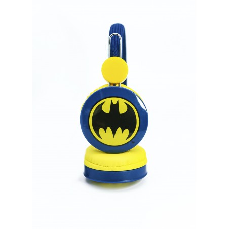 AURICULARES INFANTILES BATMAN AZUL CON VOLUMEN LIMITADO PARA NIÑOS DE 3 A 7 AÑOS