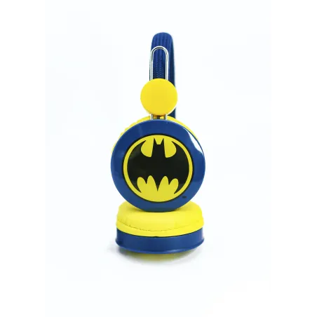 AURICULARES INFANTILES BATMAN AZUL CON VOLUMEN LIMITADO PARA NIÑOS DE 3 A 7 AÑOS
