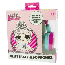 LOL SURPRISE GLITTERATI KINDERHOOFDTELEFOON MET VOLUMEBEGRENZING, VOOR KINDEREN VAN 3 TOT 7 JAAR - The Shop Gamer