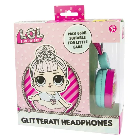 LOL SURPRISE GLITTERATI KINDERHOOFDTELEFOON MET VOLUMEBEGRENZING, VOOR KINDEREN VAN 3 TOT 7 JAAR - The Shop Gamer