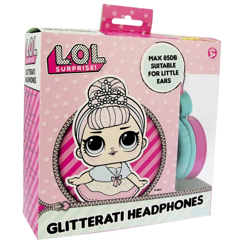 CASQUE AUDIO ENFANTS LOL SURPRISE GLITTERATI, VOLUME LIMITÉ, 3 À 7 ANS - The Shop Gamer