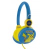 AURICULARES INFANTILES PIKACHU AZUL CON VOLUMEN LIMITADO PARA NIÑOS 3 A 7 AÑOS