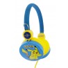 AURICULARES INFANTILES PIKACHU AZUL CON VOLUMEN LIMITADO PARA NIÑOS 3 A 7 AÑOS