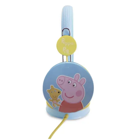 BLAUWE KINDERHOOFDTELEFOON PEPPA PIG MET VOLUMEBEGRENZING VOOR KINDEREN VAN 3 TOT 7 JAAR - The Shop Gamer