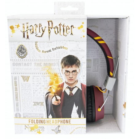 AURICULARES HARRY POTTER GRYFINDOR PLEGABLES CON LICENCIA OFICIAL  HARRY POTTER