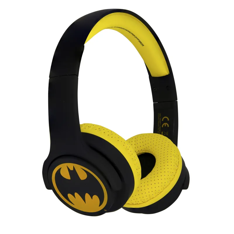 BATMAN DRAADLOZE KINDERHOOFDTELEFOON MET BLUETOOTH EN MICROFOON - The Shop Gamer