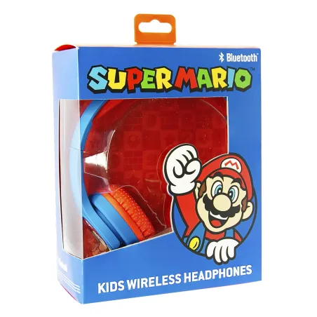 DRAADLOZE KINDERHOOFDTELEFOON SUPER MARIO MET BLUETOOTH EN MICROFOON - The Shop Gamer