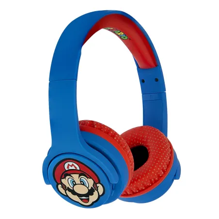 SUPER MARIO WIRELESS KIDS' HEADPHONES WITH BLUETOOTH TECHNOLOGY AND MICROPHONE - The Shop Gamer