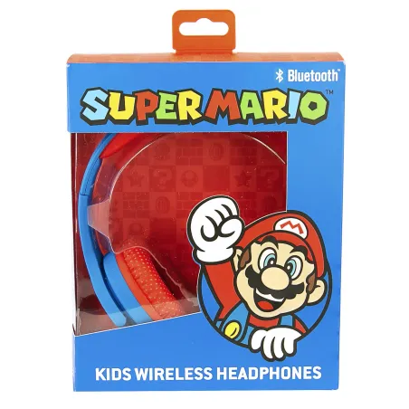 DRAADLOZE KINDERHOOFDTELEFOON SUPER MARIO MET BLUETOOTH EN MICROFOON - The Shop Gamer
