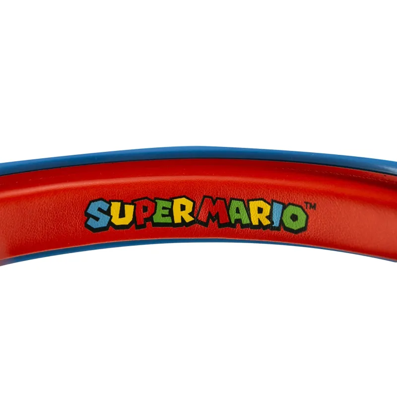 SUPER MARIO WIRELESS KIDS' HEADPHONES WITH BLUETOOTH TECHNOLOGY AND MICROPHONE - The Shop Gamer