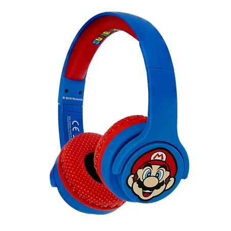 SUPER MARIO WIRELESS KIDS' HEADPHONES WITH BLUETOOTH TECHNOLOGY AND MICROPHONE - The Shop Gamer