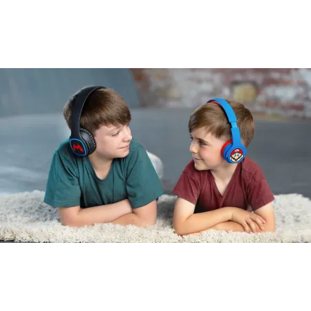 AURICULARES INFANTILES SIN CABLE SUPER MARIO CON TECNOLOGÍA BLUETOOTH Y MICRÓFONO