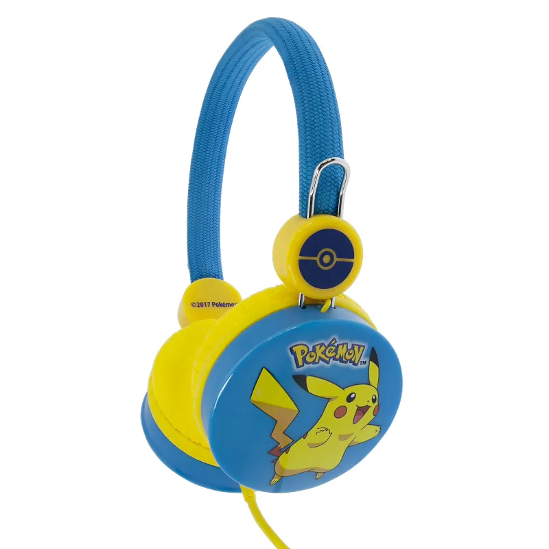 CASQUE ENFANT PIKACHU BLEU À VOLUME LIMITÉ, POUR ENFANTS DE 3 À 7 ANS - The Shop Gamer
