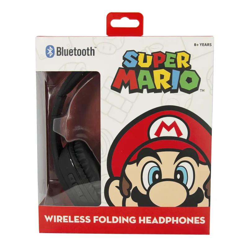 CUFFIE WIRELESS PIEGHEVOLI SUPER MARIO CON LICENZA UFFICIALE NINTENDO - The Shop Gamer