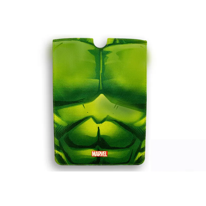 LEATHER IPAD MINI CASE, DELUXE LEATHER SLEEVE, MARVEL HULK ARMOR - The Shop Gamer