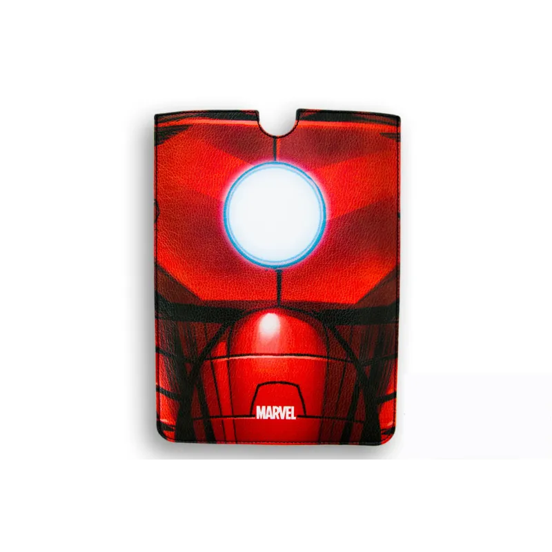 IPAD MINI LEATHER CASE DELUXE LEATHER SLEEVE MARVEL IRON MAN ARMOR - The Shop Gamer