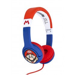 AURICULARES INFANTILES SUPER MARIO CON VOLUMEN LIMITADO PARA NIÑOS DE 3 A 7 AÑOS