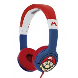 AURICULARES INFANTILES SUPER MARIO CON VOLUMEN LIMITADO PARA NIÑOS DE 3 A 7 AÑOS