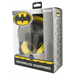 AURICULARES INFANTILES SIN CABLE BATMAN CON TECNOLOGÍA BLUETOOTH Y MICRÓFONO