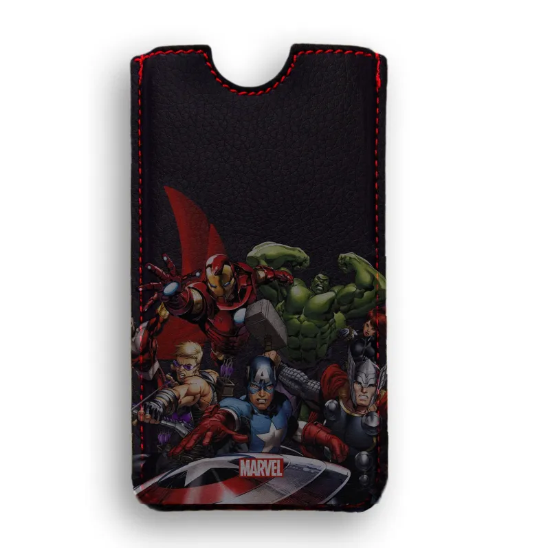 CAPA DE COURO DE LUXO PARA IPHONE 4 MARVEL AVENGERS, HERÓIS - The Shop Gamer