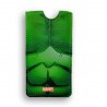 FUNDA PIEL IPHONE 5 DELUXE LEATHER SLEEVE MARVEL HULK ARMOR