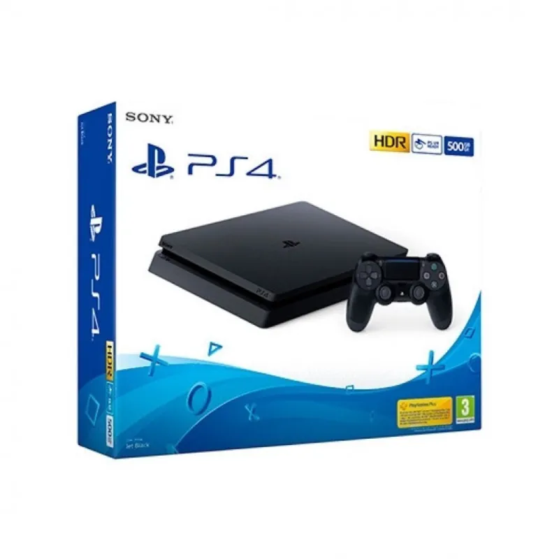 PS4 SLIM 500GB CONSOLE PLAYSTATION 4 AVEC MANETTE DUALSHOCK 4 - The Shop Gamer