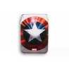 FUNDA RIGIDA PIEL IPAD AIR DELUXE LEATHER CASE MARVEL CAPITAN AMERICA ESCUDO